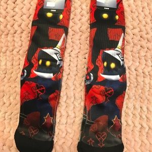 NWT Sublimated KINGDOM HEARTS crew socks 2 pair available